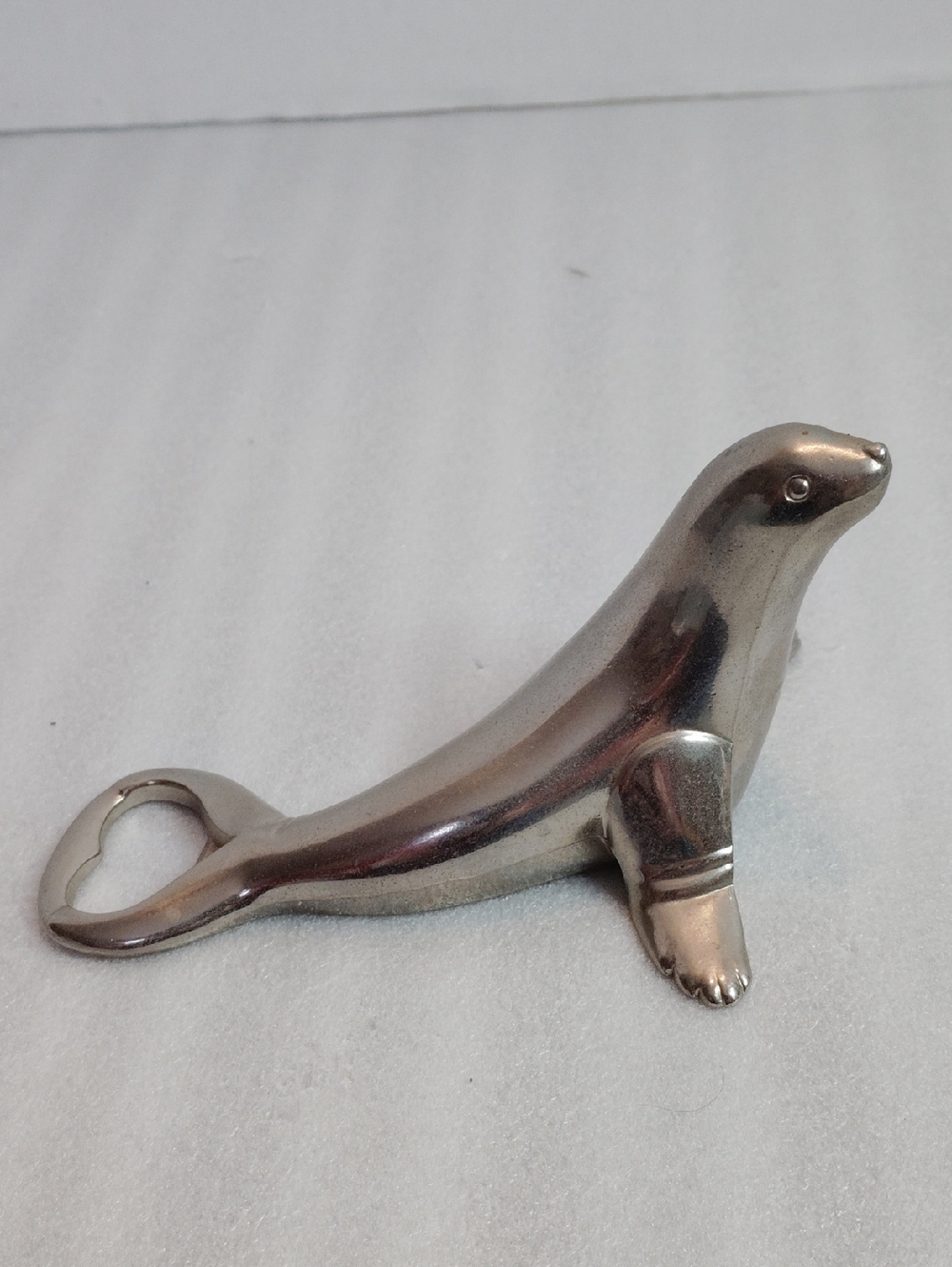 Silver Seal Bottle Opener Vintage